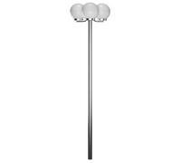 vidaXL Candélabre de jardin 3 flammes 220 cm