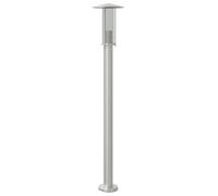 vidaXL Lampadaire d'extérieur argenté 100 cm en acier inoxydable