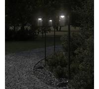 Vidaxl Lampadaire D'extérieur Noir 100 Cm Acier Inoxydable