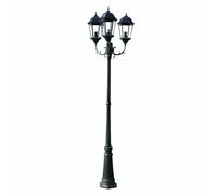vidaXL Lampadaire extérieur triple 230 cm