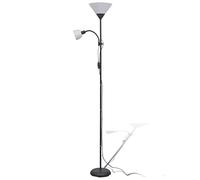 vidaXL Lampadaire sur pied 242733 Noir – Lampe de salon