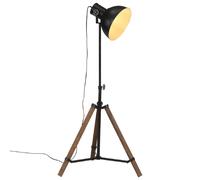Vidaxl Lampadaire réglable - Noir