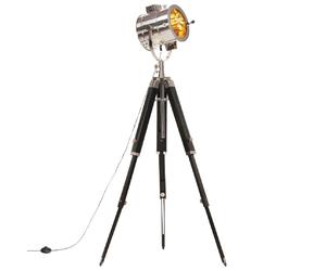 vidaXL Lampadaire Tripode Bois
