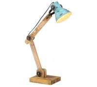vidaXL Lampe de bureau 25 W bleu délavé 23x18x96 cm E27, lampe, lumière, lampe industrielle, lampe de table, lampe de 371840