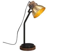 vidaXL Lampe de bureau 25 W laiton antique 18x18x60 cm E27, lampe, lumière, lampe industrielle, lampe de table, lampe de 371950