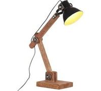 Vidaxl 320553 Lampe De Table Noir Et Marron Noir