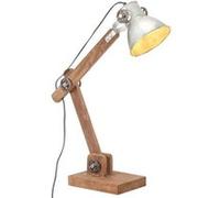 vidaXL Lampe de Bureau Industrielle Luminaire de Bureau Lampe de Lecture Lampe de Chevet Veilleuse Maison Intérieur Argenté 320551 Gris G