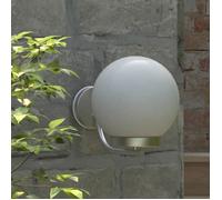 vidaXL Lampe murale de jardin 32 cm – Acier inoxydable – Blanc