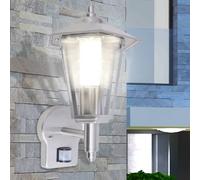 vidaXL Lampe murale extérieure avec capteur Acier inoxydable
