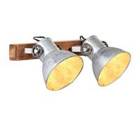 Vidaxl Lampe Murale Industrielle Argenté 45x25 Cm E27