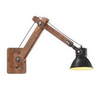 Vidaxl Lampe Murale Style Industriel Noir Rond E27