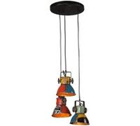 vidaXL Lampe suspendue 25 W multicolore 30x30x100 cm E27, lampe, lumière de chambre à coucher, luminaire suspendu, plafonnier, lumière de salon Multicolore