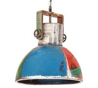 Vidaxl Lampe Suspendue Industrielle 25 W Multicolore Ronde 40 Cm E27