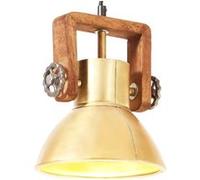 Vidaxl Lampe Suspendue Industrielle 25 W Laiton Rond 19 Cm E27 Multicolore