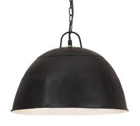 Vidaxl Lampe Suspendue Industrielle Vintage 25 W Noir Rond 41 Cm E27