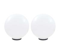 vidaXL Lampes à LED sous forme de boule 2 pcs Sphérique 50 cm PMMA