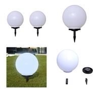 vidaXL Lampes d'allée 2 pcs. LED 40 cm avec piquet de terre - Lampe de jardin - Lampes de jardin - Lampes de jardin