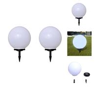 vidaXL Lampes de chemin 2 pcs. LED 40 cm avec piquet de terre - Éclairage extérieur