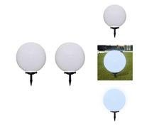 vidaXL Lampes de chemin 2 pcs. LED 50 cm avec piquet de terre - Éclairage extérieur