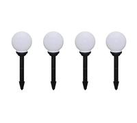 vidaXL Lampes de chemin 8 pcs. LED 15 cm avec piquet de terre