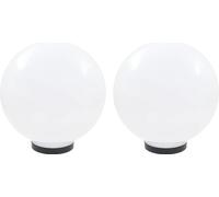 vidaXL Lampes de jardin LED 2 pcs. Sphérique 30 cm PMMA