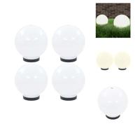 vidaXL Lampes de jardin LED 4 pcs. Sphérique 20 cm PMMA - Éclairage extérieur