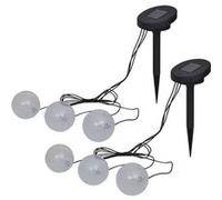 vidaXL Lampes flottantes LED 6 pcs pour étang et piscine Blanc