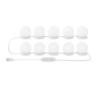Vidaxl Lampes Miroir Blanc 4.5 X 4.5 X 4.8 Cm Plastique