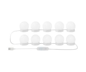 Vidaxl Lampes Miroir Blanc 4.5 X 4.5 X 4.8 Cm Plastique