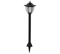 vidaXL Lampes solaires d'extérieur 6 pcs. LED Noir