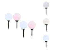 vidaXL Lampes solaires d'extérieur, lot de 4, LED sphériques 30 cm RGB - Éclairage extérieur