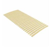 vidaXL Sommier à lattes 90x200 cm – 24 lattes – Brun – 340077