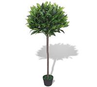 vidaXL Laurier Artificiel avec Pot 125 cm Vert