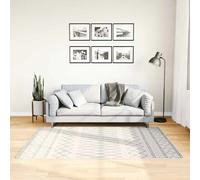 vidaXL Lavable - Noir Blanc 120x180 cm