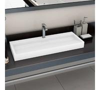 vidaXL Lavabo 120x46 - Blanc