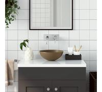 vidaXL Lavabo 28x10 - Crème