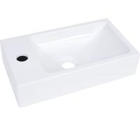 vidaXL Lavabo 400x220x90 mm SMC blanc
