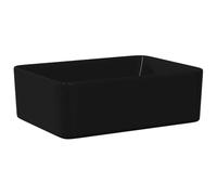 vidaXL Lavabo 40 x 30 x 13 cm Céramique noire