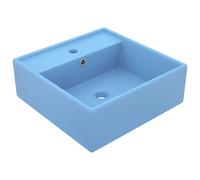 vidaXL Lavabo 41x41 cm - Bleu clair