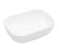 vidaXL Lavabo lave-mains 45,5×32×13 cm Céramique Blanc
