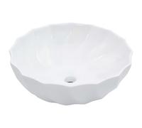vidaXL Lavabo lave-mains vasque à poser 46 x 17 cm céramique blanc