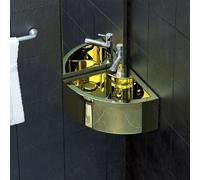 vidaXL Lavabo Avec Trop-Plein - Doré