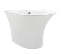 vidaXL Lavabo Blanc 47 x 45 x 37 cm Céramique Émaillée 143017
