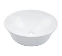 vidaXL Lavabo Céramique Blanc Ø41x12,5 cm