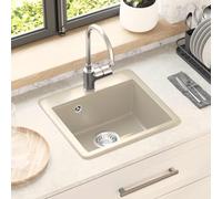 vidaXL Lavabo Beige 470 x 440 mm Granit