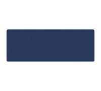 vidaXL Vasque de luxe à débordement Carré mat Bleu foncé 41x41 cm