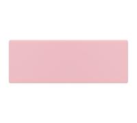 vidaXL Lavabo de luxe Débordement Carré Mat Rose 41x41 cm