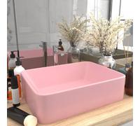 vidaXL Lavabo de luxe - Rose mat 41x30x12 cm