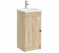 vidaXL Lavabo de salle de bain chromé 42 x 40 x 16,5 cm en métal, une salle de bain moderne, évier résistant à la chaleur, solution facile à nettoyer, lavabo compact, luminaire intérieur durable