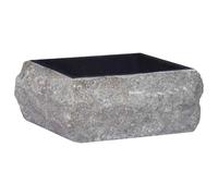 vidaXL Lavabo en marbre noir 30 x 30 x 13 cm